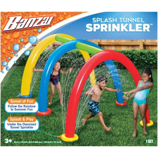 Banzai&reg; 82'' Splash Tunnel Sprinkler&trade; {4}