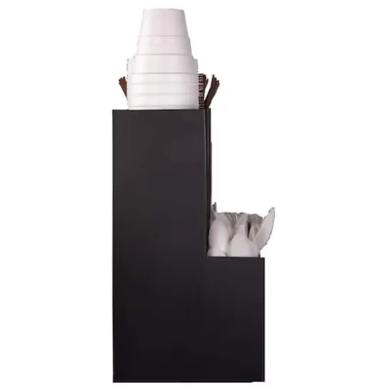 Mind Reader Black Coffee Caddy Condiment Storage Organizer {8}