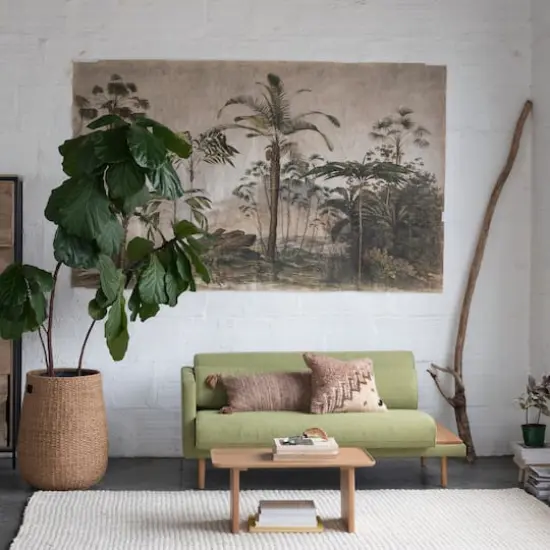 Hello Honey&reg; 8ft. Paper Vintage Reproduction Wall Mural with Palm Trees {3}