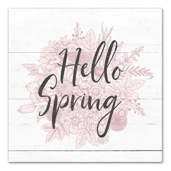 Hello Spring Canvas Art  {1}