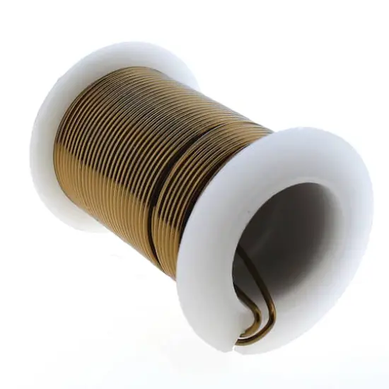 The Beadsmith® Wire™ Elements 18 Gauge Tarnish-Resistant Wire Vintage Bronze {5}