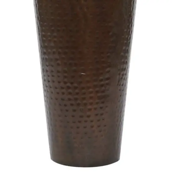 Brown Metal Rustic Vase, 32" x 12" x 12" {7}