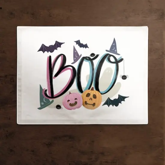Boo Icons Poly Twill Placemat {3}