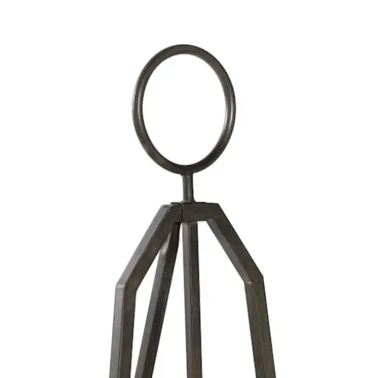 Black Iron Industrial Easel, 52" x 16" x 18" {6}