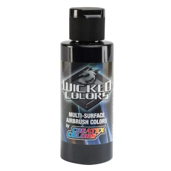 Createx&trade; Wicked Colors&trade; Airbrush Color, 2oz. W002 Black {1}