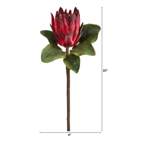King Protea Artificial Flower Stem, 4ct. {3}