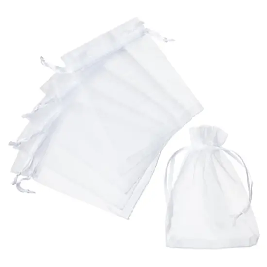 Celebrate It&trade; Occasions&trade; Organza Bags White {1}