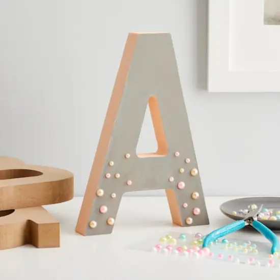 8" MDF Block Letter by Make Market&reg; A {3}
