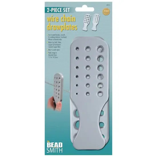 The Beadsmith&reg; Wire Chain Drawplates Set {3}