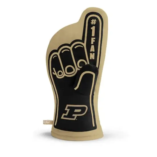 Quilted No.1 Oven Mitt Purdue Boilermakers {1}