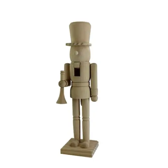 14" Soldier with Trumpet DIY Pinewood Nutcracker by Make Market® {4}