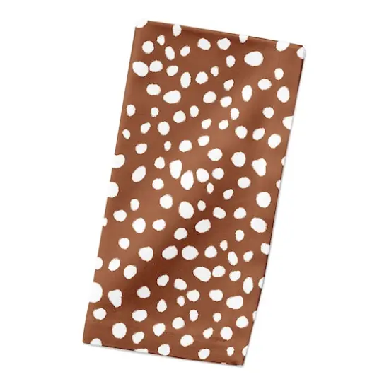 Teracotta Spots 10" x 10"Cotton Twill Napkin {3}