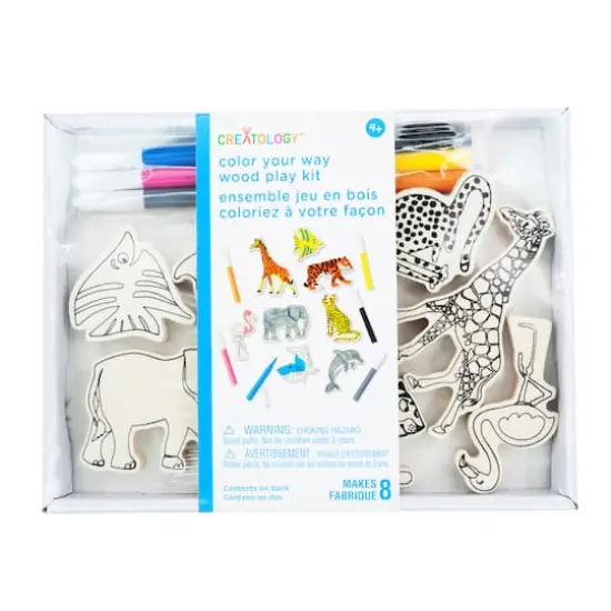 Animal Color Your Way Wood Play Kit by Creatology&trade; {4}