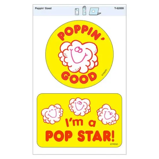 TREND Enterprises&reg; Poppin' Good Vinyl Stickers, 2 Per Pack, 6 Packs {3}