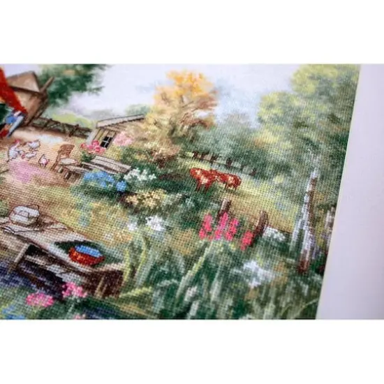 Luca-s Village Landscape Counted Cross Stitch Kit {3}
