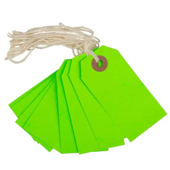 JAM Paper Gift Tags, 100ct. Neon Green {3}