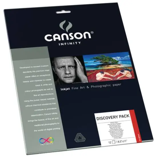 Canson&reg; Infinity Fine Art & Photo Paper Discovery Pack, 8.5" x 11" {1}