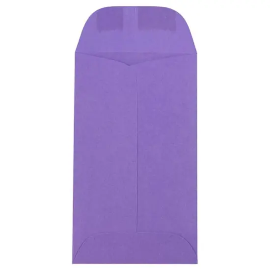 JAM Paper Colored #3 Coin Business Envelopes, 50ct. Violet Purple {4}