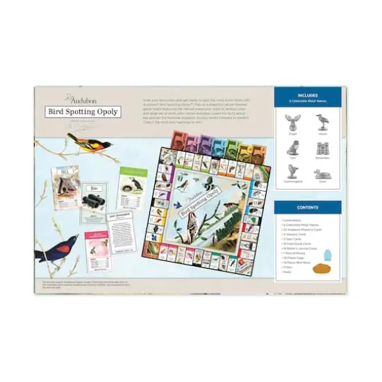 Audubon&reg; Bird Spotting Opoly&trade; Collector's Edition Set {5}