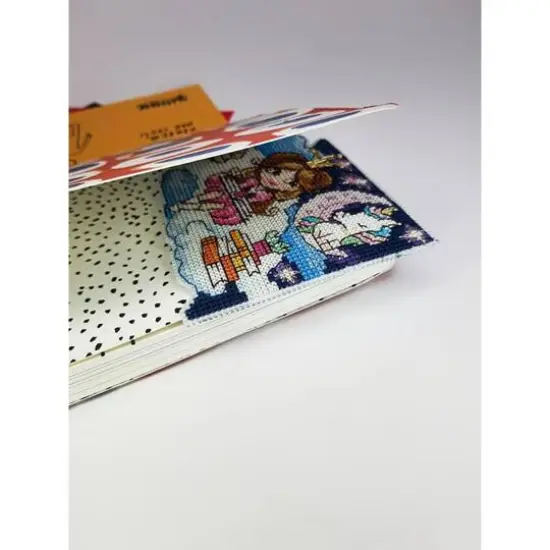 Crystal Art Plastic Canvas Counted Cross Stitch Kit Bookmark Fantasy World Girl {7}