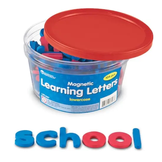 Learning Resources Magnetic Learning Letters Lowercase Set {1}