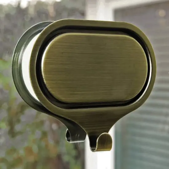 Haute Decor Attract&reg; Dual Magnetic Hangers, 2ct. Antique Brass {4}