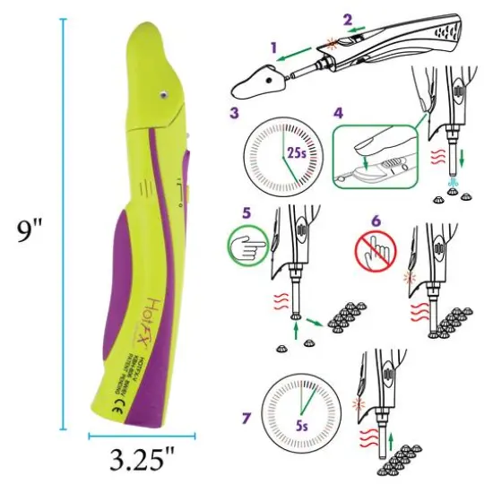 The Beadsmith&reg; Hot FX&trade; Cordless Vacuum Hotfix Applicator {6}
