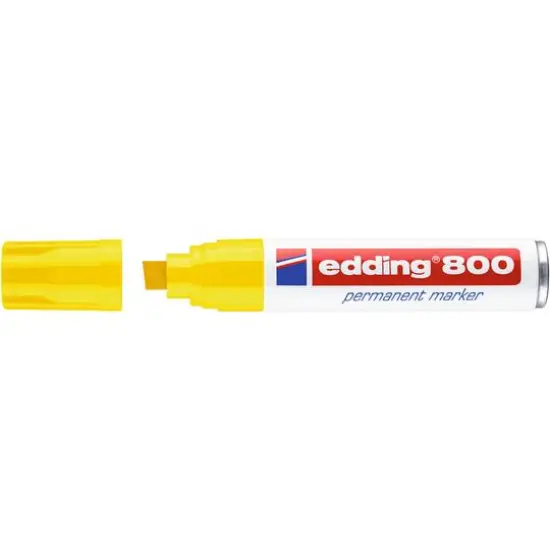 edding&reg; 800 Permanent Marker Yellow {4}