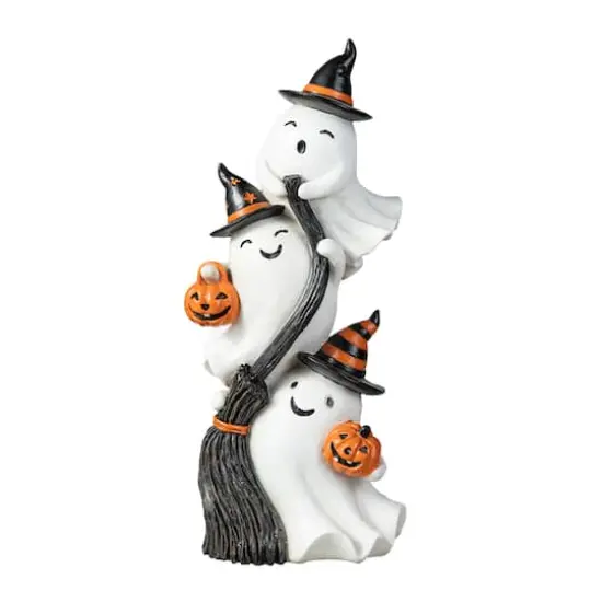 Glitzhome&reg; 13" Halloween Stacked Ghost Table D&eacute;cor {7}