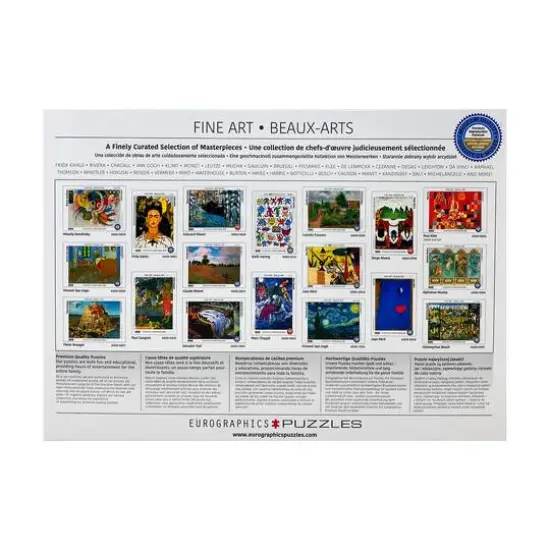 Fine Art Masterpieces: 1000 Pcs {9}