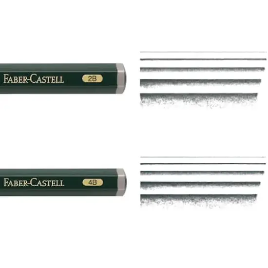 Faber-Castell 9000 Jumbo Graphite Pencil Sketch Set {4}