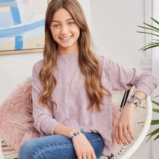 Make It Real&trade; 2-In-1 True Blue & Think Pink Halo Charms Kit {4}