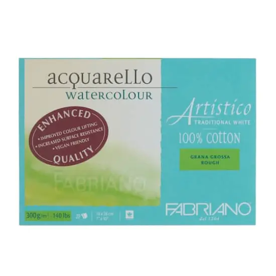 Fabriano® Artistico Traditional White Rough Watercolor Block {1}