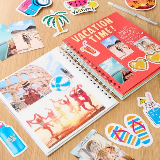 8" x 8" Spiral Bound Scrapbook Album by Recollections&reg; Holographic {4}