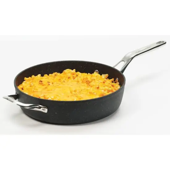 The Rock&reg; by Starfrit 11" Saut&eacute; Pan with Glass Lid & Stainless Steel Handles {8}