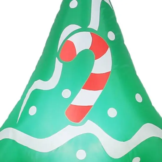 Airflowz Inflatable Santa & Reindeer Playing Cornhole {10}