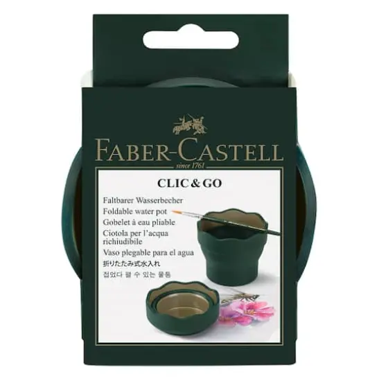 Faber-Castell&reg; Clic & Go Foldable Water Pot {1}