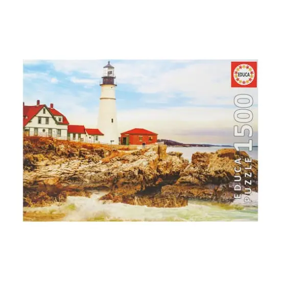 Rocky Lighthouse 1,500 Piece Jigsaw Puzzle {3}