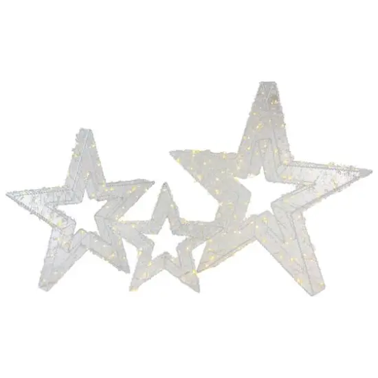LED Color Changing Stars Outdoor Christmas D&eacute;cor Set {5}