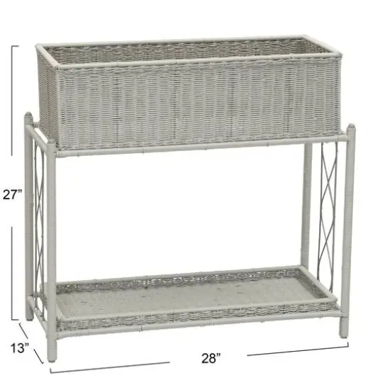 Household Essentials Raised Plant Stand Gray {6}