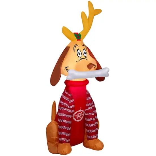 4ft. Airblown&reg; Inflatable Christmas Max in Sweater {1}