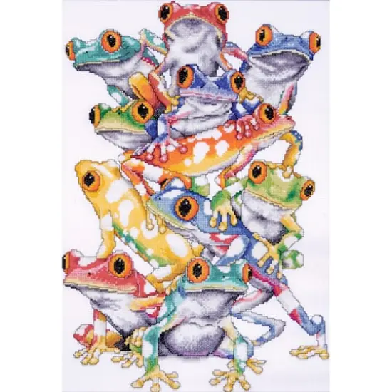 Design Works Frog Pile Counted Cross Stitch Kit {1}