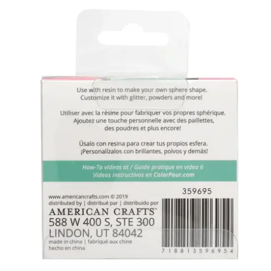 Color Pour Resin Sphere Silicone Mold {5}