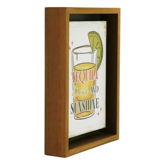 8" Tequila, Lime and Sunshine Block Tabletop Décor by Ashland® {3}