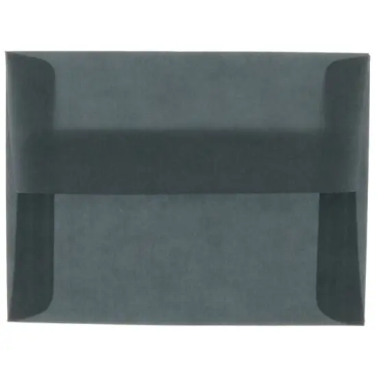 JAM Paper A6 Translucent Vellum Envelopes, 25ct. Charcoal Gray {1}