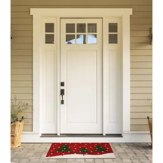 DII&reg; Snowy Trees Doormat {3}