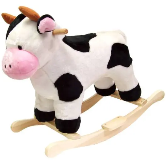 Toy Time Ride-On Rocking Toy Cow {1}