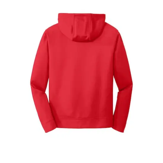 Port & Company&reg; Performance Fleece Pullover Hooded Adult Sweatshirt Red {4}