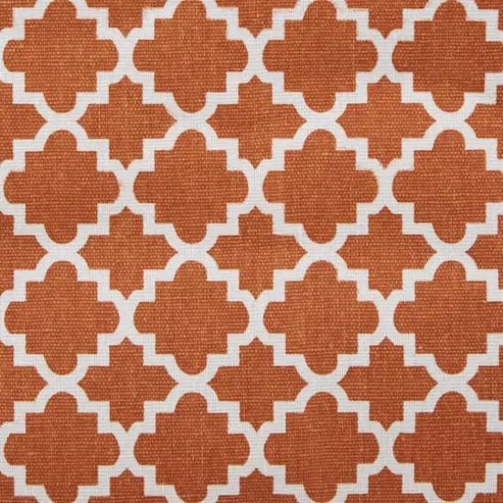 DII&reg; Round Lattice PE-Coated Cotton Polyester Laundry Hamper Cinnamon {7}