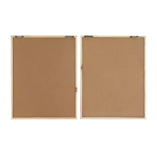 Set of 2 Black Wood Farmhouse Sign Wall Decor, 12.5" x 16" {7}